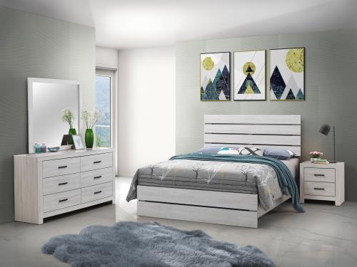 Brantford 4-piece Bedroom Set Coastal White