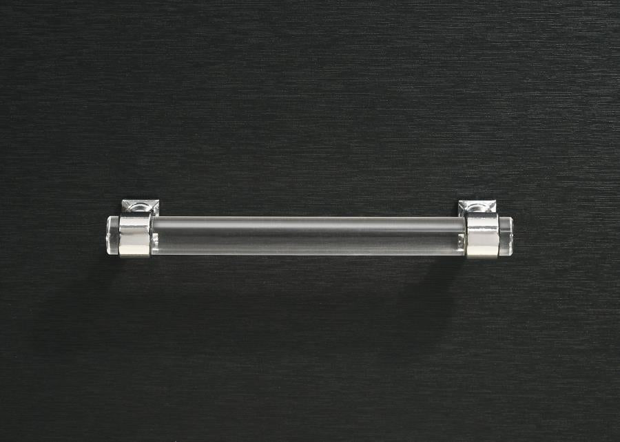 Lucia 4-piece Bedroom Set Grey and Black