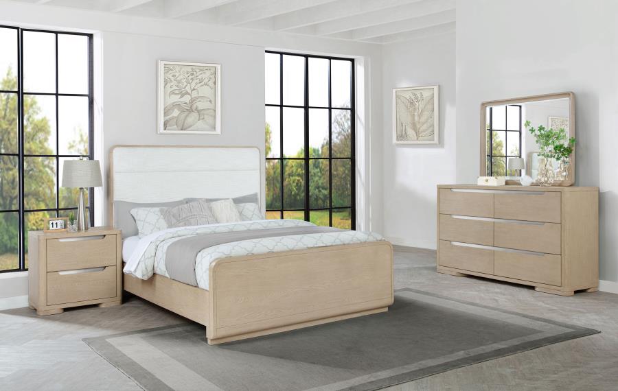 LADERA 4-PIECE QUEEN BEDROOM SET LIGHT ELM