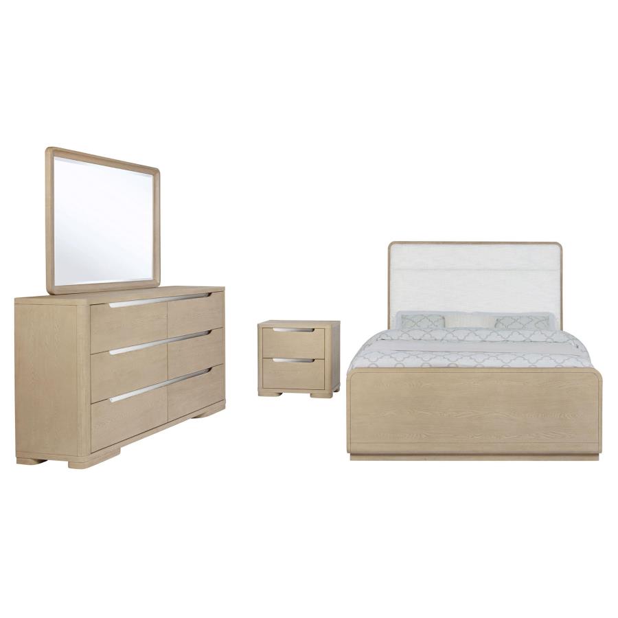 LADERA 4-PIECE QUEEN BEDROOM SET LIGHT ELM