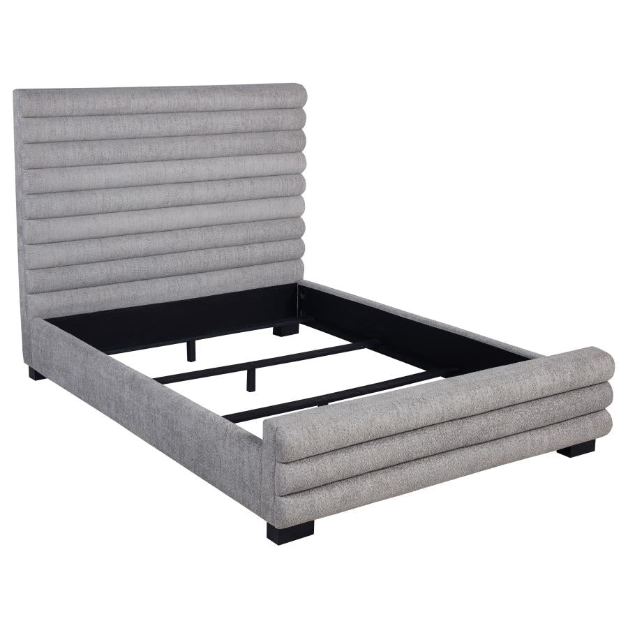 Patricia 58-inch boule upholstered queen bed