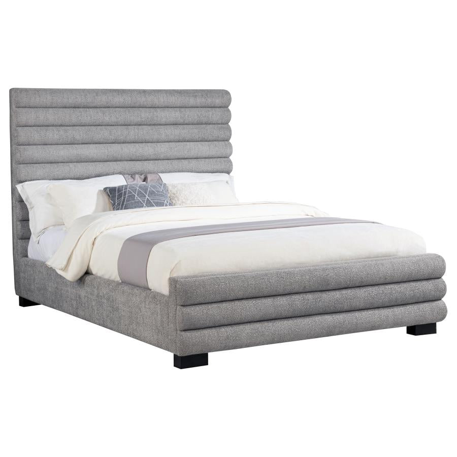 Patricia 58-inch boule upholstered queen bed