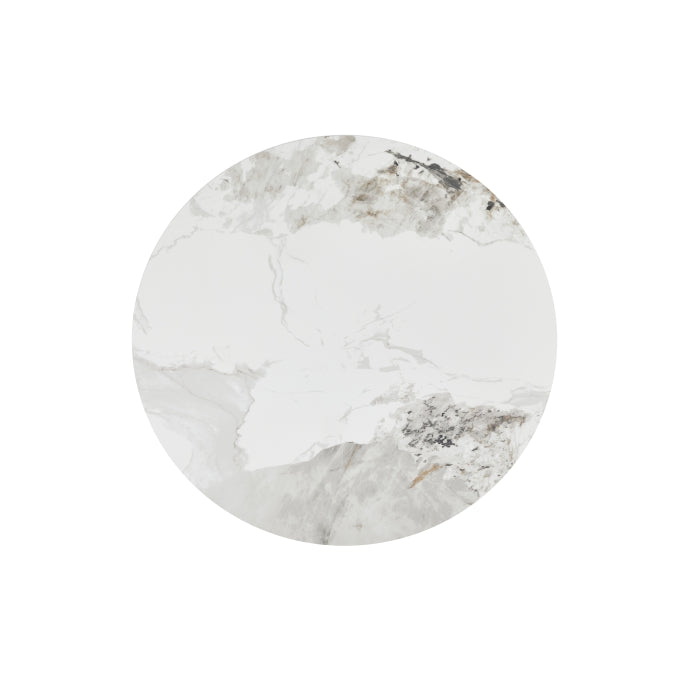 Ambera Modern marble wood gold 5 piece dining set