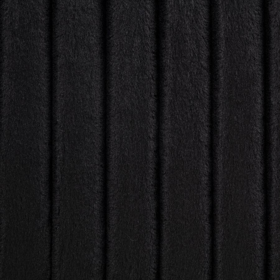 Sarco Corduroy Upholstered Swivel Accent Arm Chair Black