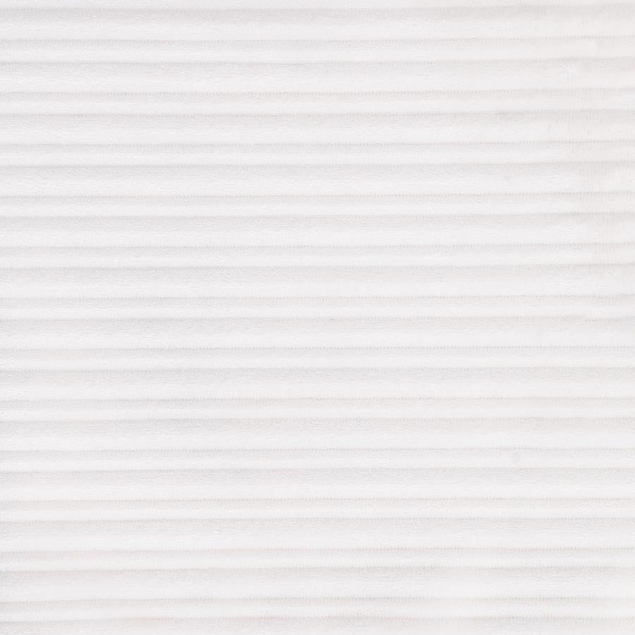 Drayton Upholstered Curved Armless Accent Chair Ivory