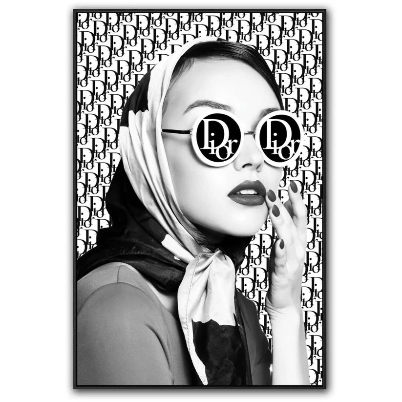 ”Dior” Gloss Canvas in Frame