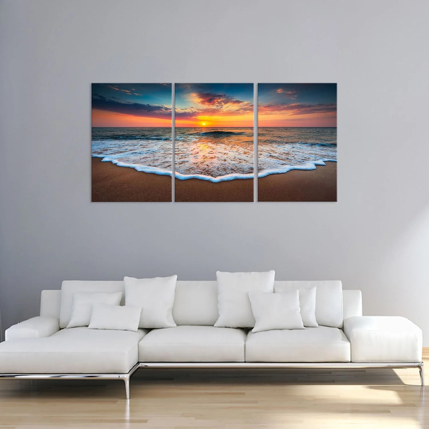 Ocean Views Glass Wall Art