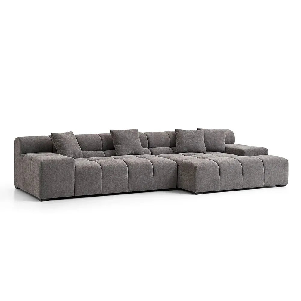 Midtown Sectional Grey RIGHT