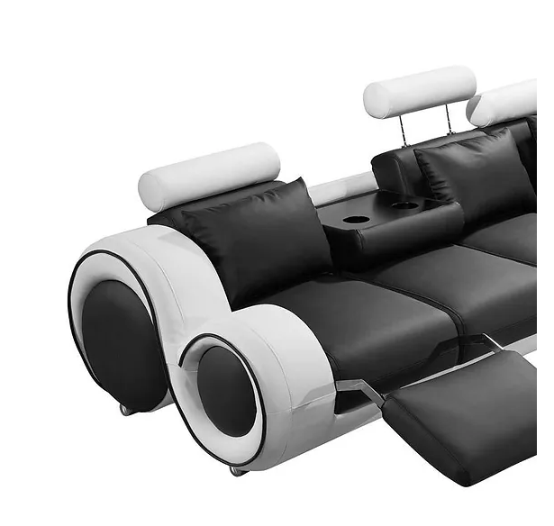 Futuristic Sleek Modern Sectional Recliner Sofa Orlando