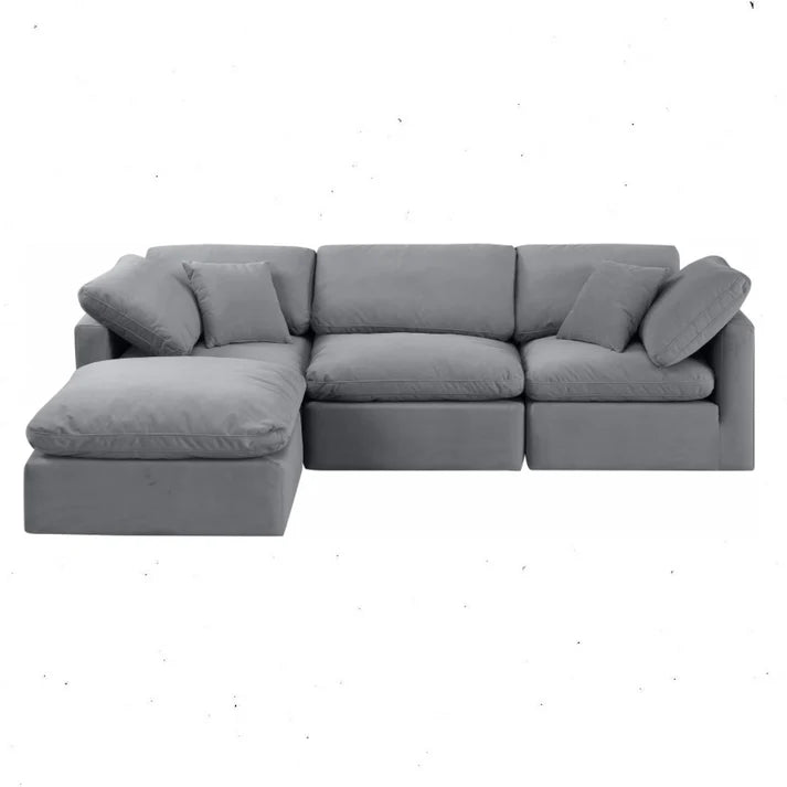 Cloud Boucle 4 piece sofa sectional