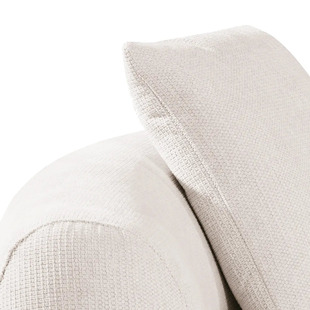 Brickell Contemporary Sofa Cream