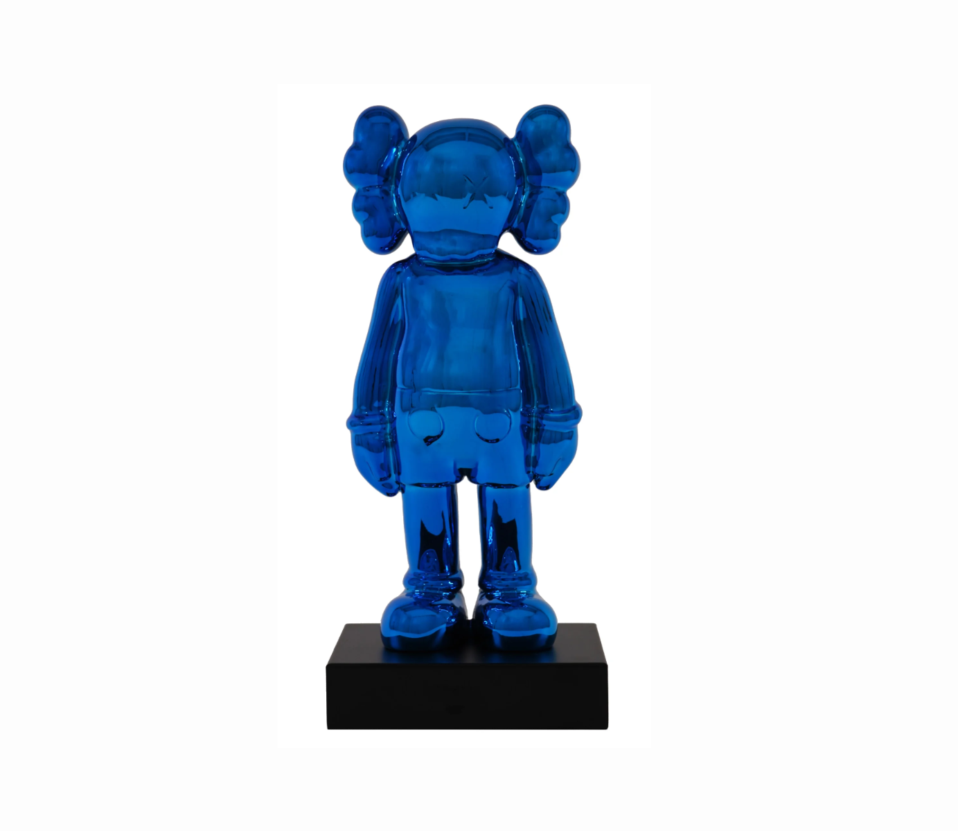 Blue Clown Standing Sculpture