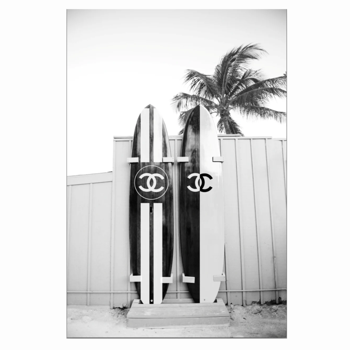 Luxury Surfboards Glass Wall Art 48"x32"